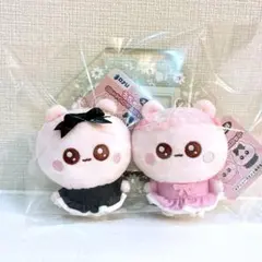 うちゃ ぬいぐるみマスコット ぴんく&ぶらっく　2種セット うちゃ ぬいぐるみマスコット ぴんく&ぶらっく 2種セット - メルカリ
