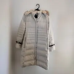ファー付きロング丈ダウンジャケット