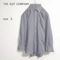 【スーツカンパニー】長袖シャツ ストライプ ビジネス シンプル カジュアル