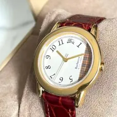 未使用に近い【新品電池】BURBERRY 6000G/美品 ヴィンテージ シェル