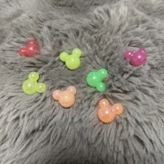 ミッキーマウス型 カラフルパーツ