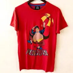 DCC　DCコミック　バットマン　ペンギン　Tシャツ　Mサイズ　レッド