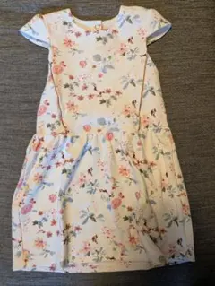 PETIT BATEAU ノースリーブワンピース 花柄 5ans/110cmのサムネイル