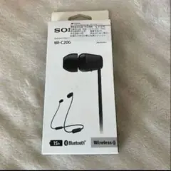 @新品未使用SONY WI-C200 ワイヤレスイヤホン ブラック