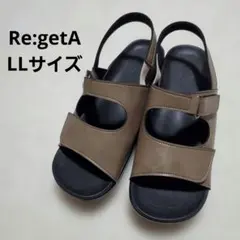 Re:getA ベージュ色 サンダル　LL 25cmのサムネイル