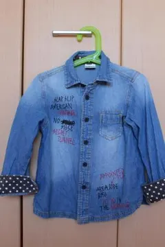 BEBE☆SLAP SLIP☆デニムシャツ120㎝