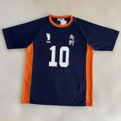 【ハイキュー!!】ユニフォーム風Ｔシャツ　Mサイズ　10 ネイビー