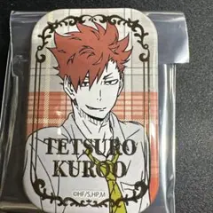 ハイキュー 黒尾鉄朗 スクエア缶バッジ セブンネット オフ