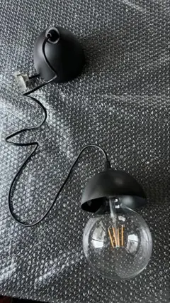 IKEA HEMMAペンダントライトヘマコードセット+電球付きAlmhult