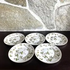 ウェッジウッド　ワイルドストロベリー17.5cm皿x6枚セット ウェッジウッド ワイルドストロベリー17.5cm皿x6枚セット