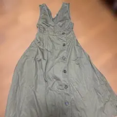 ハニーズ　オリーブグリーン ジャンパースカート