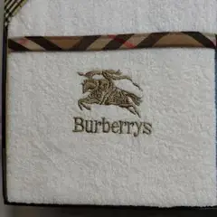 ✿Burberrysバーバリーノバチェックタオルシーツ未使用保管品✿