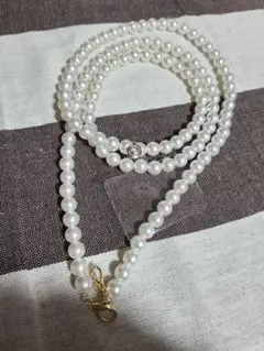 ショルダーストラップ　パール風