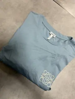 LOEWE 刺繍入り青Tシャツ XSサイズのサムネイル