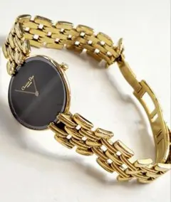 【稼動】 ディオール 腕時計 バギラ 7P ダイヤ クォーツ サファイヤガラス ディオール 腕時計 バギラ 47 15 03-2 QZ サファイヤガラス 不動品