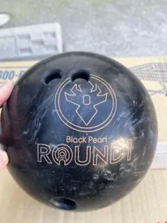 ROUND1 Black Pearl ボウリングボール ケース付き