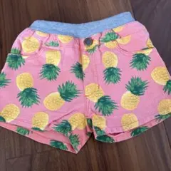パイナップル柄 半ズボン 110cm