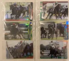 サラブレッドホースコレクション 6枚(うち2枚サイン)まとめ売り