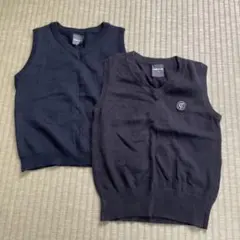 COMME CA ISM Vネックベスト 110サイズ 2枚セット
