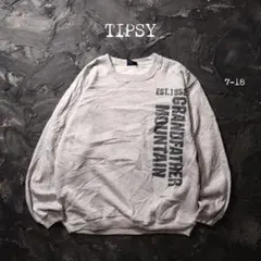 TIPSY トレーナー　グランファーザー山　USA製　グレー