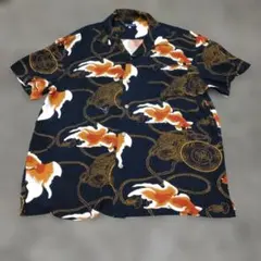 B＆T CLUB アロハシャツ 金魚 和柄 大きいサイズ サカゼンのサムネイル