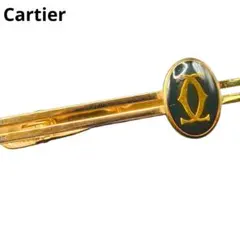Cartier ダブルC ロゴ ネクタイピン 刻印 ヴィンテージ　471/24のサムネイル