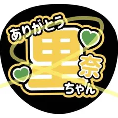 うちわ文字　　松田里奈　　櫻坂