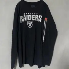 レイダースRAIDERS ロンt ブラック　NFL 袖プリ　Fanaticsのサムネイル