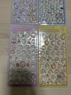 ちいかわ　ボンボンドロップ シール 正規品4シートセット