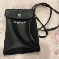 ENVYM ブラック ショルダーバッグ