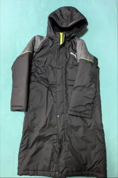PUMA ブラック ベンチコート 150サイズ