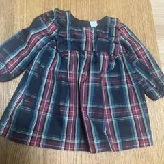 GAP チェック柄ワンピース 6-12ヶ月