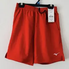 MIZUNOミズノ ハーフパンツ ゲームパンツ 吸汗速乾 2XS レッド