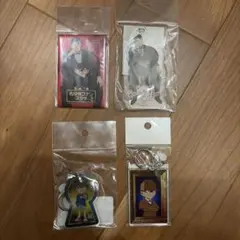 コナンプラザ限定　アクリルキーホルダー・缶バッジセット　新品　未使用　未開封