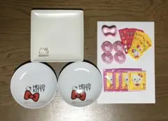 【新品・未使用】ハローキティ　お皿まとめ売り　おまけ付き