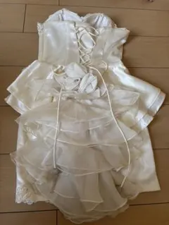 Angel R ホワイトキャバドレス（ミニ丈）