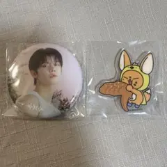 TXT ご当地 愛知 ファンチュン アクリル バッジ 名古屋+ヨンジュン缶バッジ