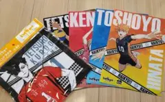 ハイキュー　クリアファイル、ハンドタオルセット