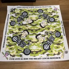 【希少/2007年】ハーレーダビッドソン×ベティちゃん バンダナ 迷彩 カモフラのサムネイル