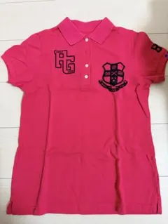 PEARLY GATES ポロシャツ 半袖 ピンク サイズ0