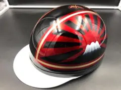 カスタムコルク半　大粒小粒MIX倍増七色ラメ倍✘Candyレッド富士日章 カスタムコルク半 大粒小粒MIX倍増七色ラメ✘Candyレッド富士日