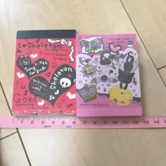 スケルトンデザインメモ帳　平成女児