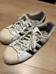 adidas Superstar ホワイト/ブラック スニーカー　27.5