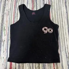 9090 girl Logo OffShoulder Glitter Tシャツ - メルカリ
