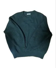 earth music& ecology ニット　ダークグリーン