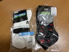 YONEX テニス ハーフソックス 2足セット 25〜28 B/K 181 - メルカリ
