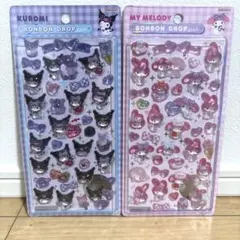 【正規品】ボンボンドロップシール サンリオ 第2弾 マイメロ クロミ 2枚セット