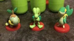 ポケモン　チョコエッグ　旅立ちの3匹　ツタージャ ナエトル　キモリ
