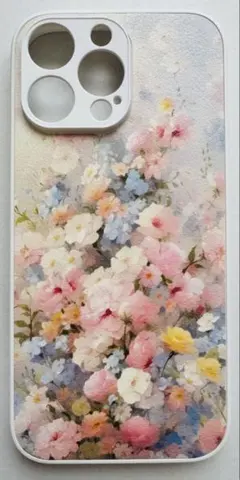【人気・上品】フラワーデザイン iPhone16 PRO MAXケース