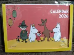 ムーミン 卓上カレンダー 2026年 NISSAY